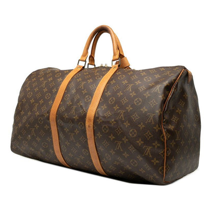 Louis Vuitton Monogram Keepall 55 Boston Bag Travel Bag Travel Bag M41424 Brown