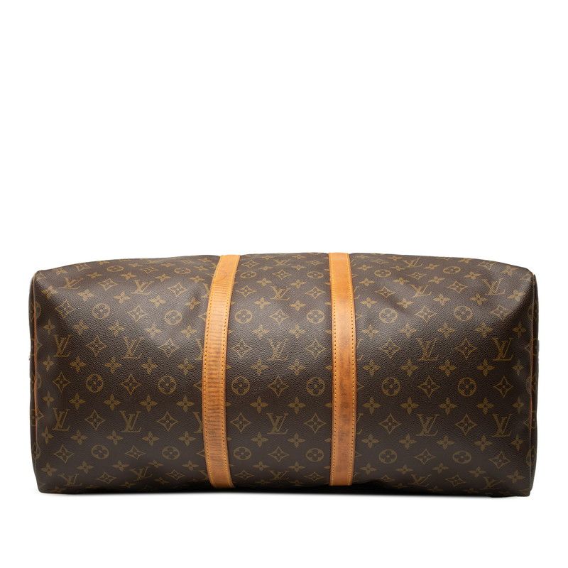 Louis Vuitton Monogram Keepall 55 Boston Bag Travel Bag Travel Bag M41424 Brown