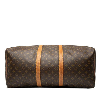 Louis Vuitton Monogram Keepall 55 Boston Bag Travel Bag Travel Bag M41424 Brown