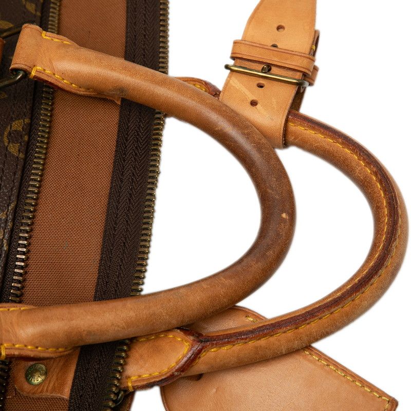 Louis Vuitton Monogram Keepall 55 Boston Bag Travel Bag Travel Bag M41424 Brown