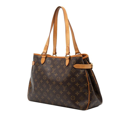 Louis Vuitton Monogram Batignolles Orizontal Shoulder Bag Handbag M51154 Brown