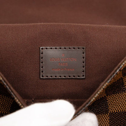 Louis Vuitton Damier Brooklyn PM Crossbody Shoulder Bag N51210 Brown PVC