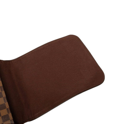 Louis Vuitton Damier Brooklyn PM Crossbody Shoulder Bag N51210 Brown PVC