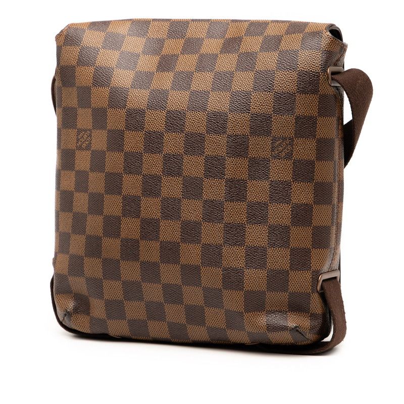 Louis Vuitton Damier Brooklyn PM Crossbody Shoulder Bag N51210 Brown PVC