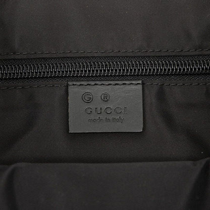 Gucci Sherry Line Tote Shoulder Bag 2WAY 630923 Black Nylon Leather Ladies Gucci