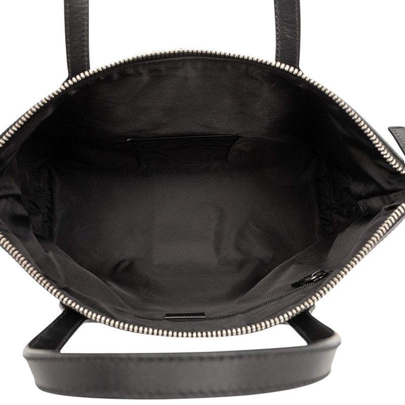 Gucci Sherry Line Tote Shoulder Bag 2WAY 630923 Black Nylon Leather Ladies Gucci