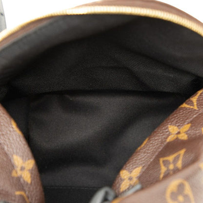 Louis Vuitton Monogram Palm Springs Mini Backpack M41562 Brown Black PVC