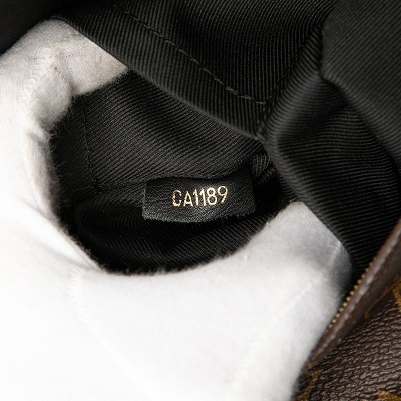 Louis Vuitton Monogram Palm Springs Mini Backpack M41562 Brown Black PVC