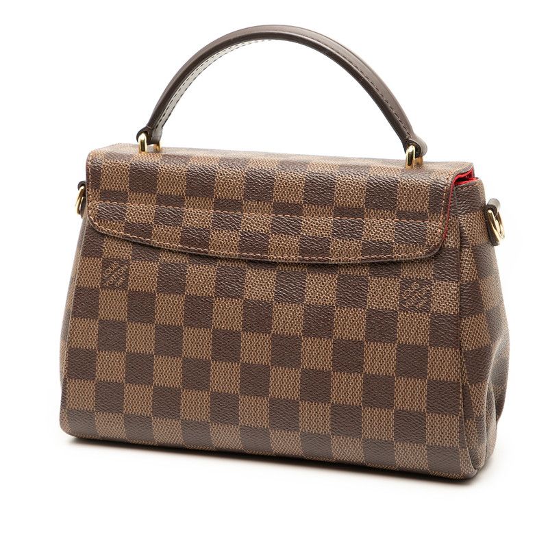 Louis Vuitton Damier Croisette Handbag Shoulder Bag 2WAY N53000 Brown PVC