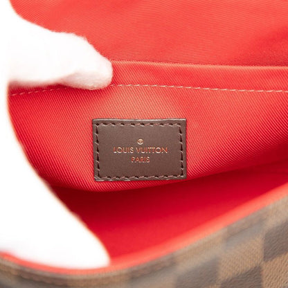 Louis Vuitton Damier Croisette Handbag Shoulder Bag 2WAY N53000 Brown PVC