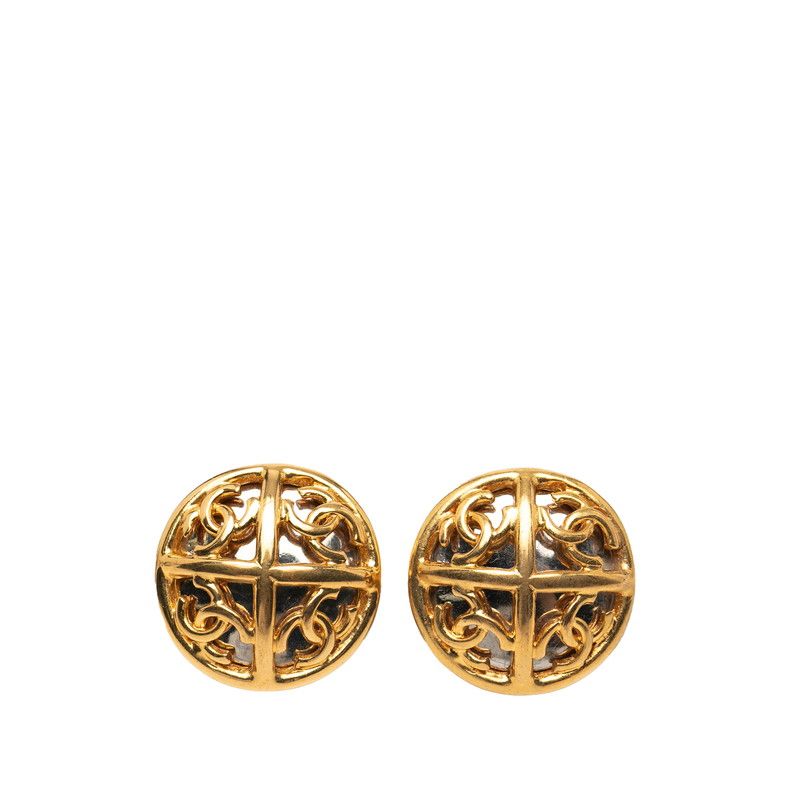 Chanel Vintage Coco Mark Gold Plated Ladies Chanel