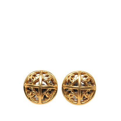 Chanel Vintage Coco Mark Gold Plated Ladies Chanel