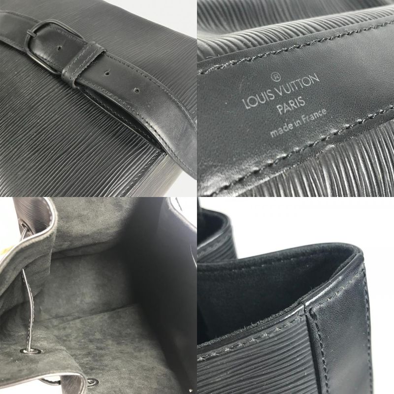 Louis Vuitton Shoulder Bag Sac Ad M80153 Epi Leather Noir Black