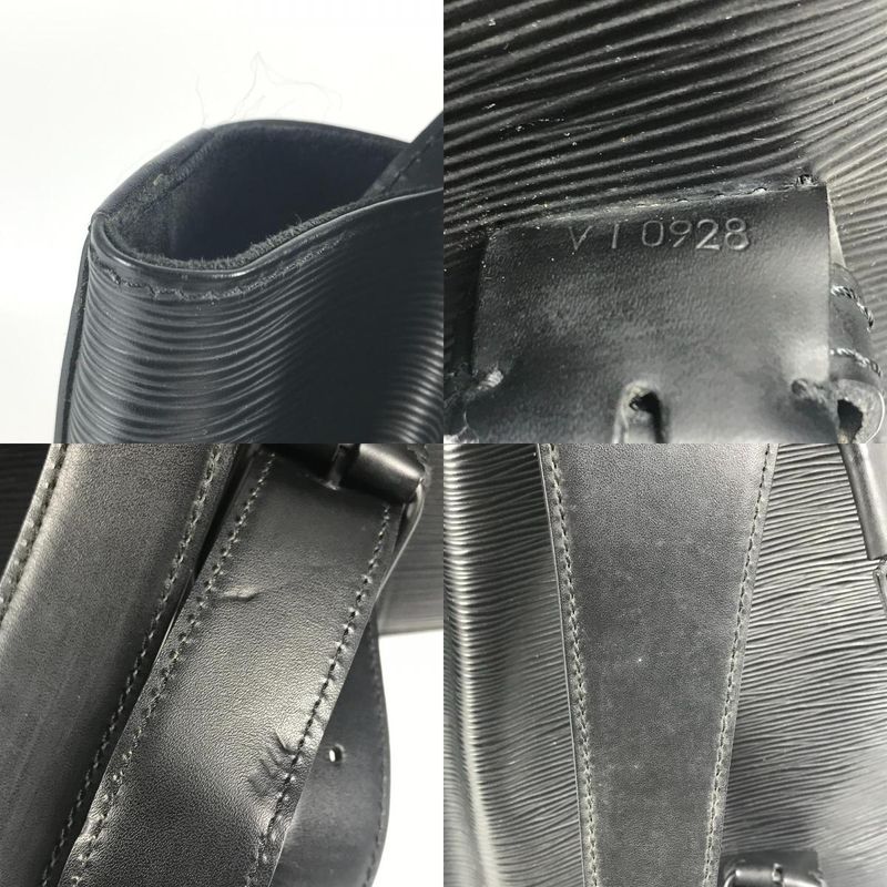 Louis Vuitton Shoulder Bag Sac Ad M80153 Epi Leather Noir Black
