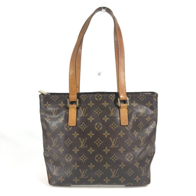 Louis Vuitton Shoulder Bag Cabas Piano M51148 Monogram Canvas Brown
