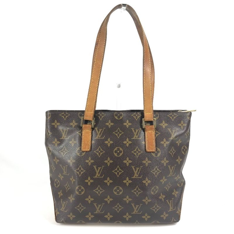 Louis Vuitton Shoulder Bag Cabas Piano M51148 Monogram Canvas Brown