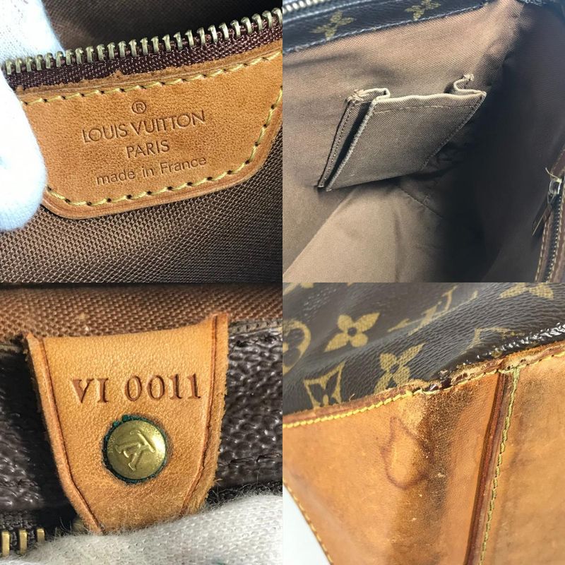 Louis Vuitton Shoulder Bag Cabas Piano M51148 Monogram Canvas Brown