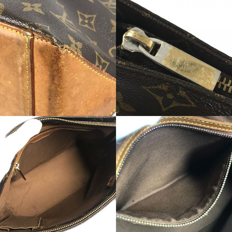 Louis Vuitton Shoulder Bag Cabas Piano M51148 Monogram Canvas Brown