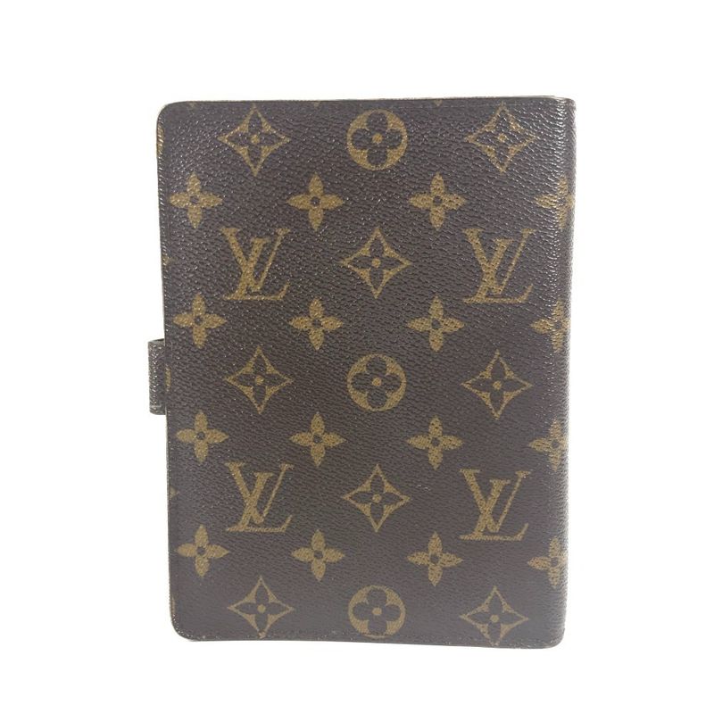 Louis Vuitton Notebook Cabas - Agenda MM Agenda MM R20105 Monogram Canvas Brown