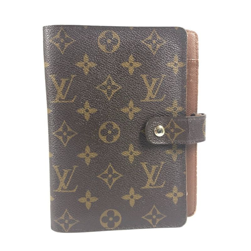 Louis Vuitton Notebook Cabas - Agenda MM Agenda MM R20105 Monogram Canvas Brown