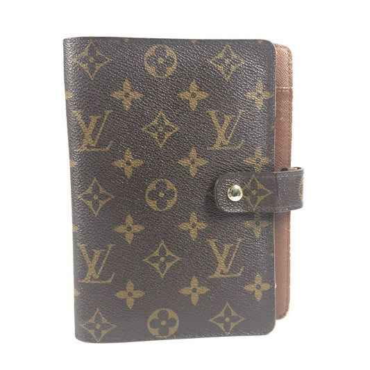 Louis Vuitton Notebook Cabas - Agenda MM Agenda MM R20105 Monogram Canvas Brown