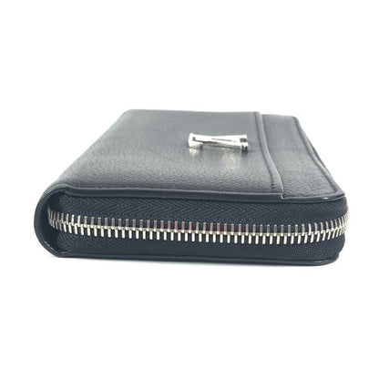 Louis Vuitton Long Wallet Zippy Lock Me M62622 Calf Leather Noir Black
