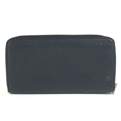 Louis Vuitton Long Wallet Zippy Lock Me M62622 Calf Leather Noir Black