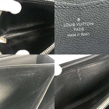 Louis Vuitton Long Wallet Zippy Lock Me M62622 Calf Leather Noir Black