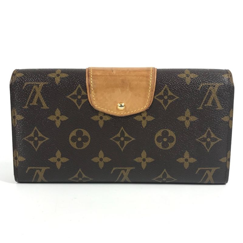 Louis Vuitton Portefeuille Boissy Long Wallet M63220 Monogram Canvas Brown