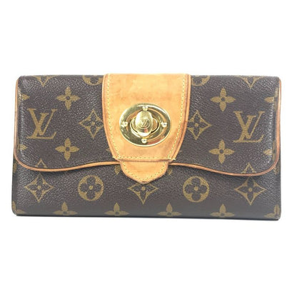 Louis Vuitton Portefeuille Boissy Long Wallet M63220 Monogram Canvas Brown