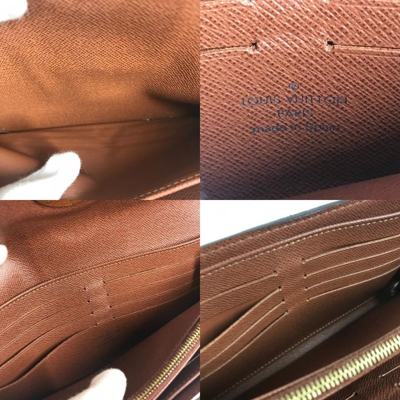 Louis Vuitton Portefeuille Boissy Long Wallet M63220 Monogram Canvas Brown