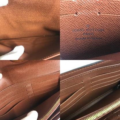 Louis Vuitton Portefeuille Boissy Long Wallet M63220 Monogram Canvas Brown