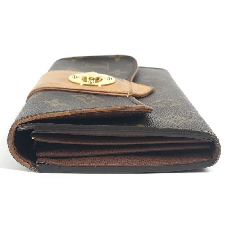 Louis Vuitton Portefeuille Boissy Long Wallet M63220 Monogram Canvas Brown