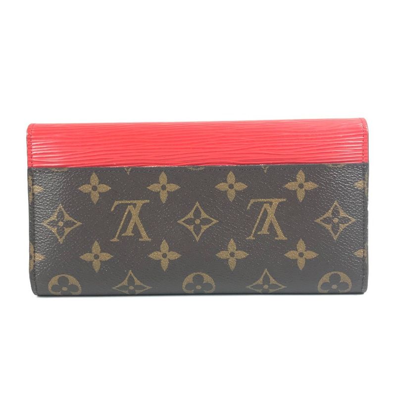 Louis Vuitton Long Wallet Portefeuille Marie Loulon M60727 Monogram Canvas