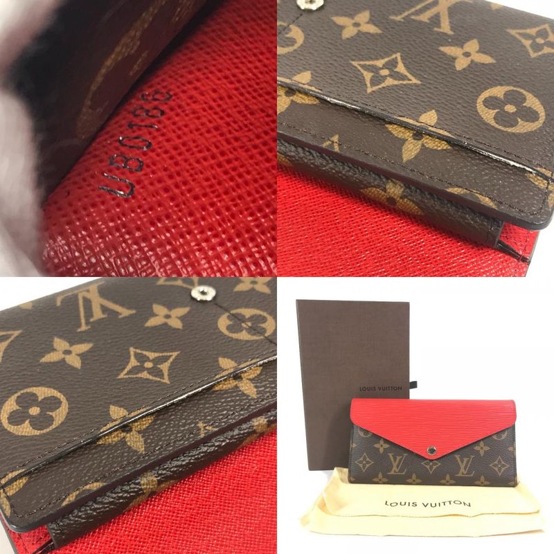 Louis Vuitton Long Wallet Portefeuille Marie Loulon M60727 Monogram Canvas