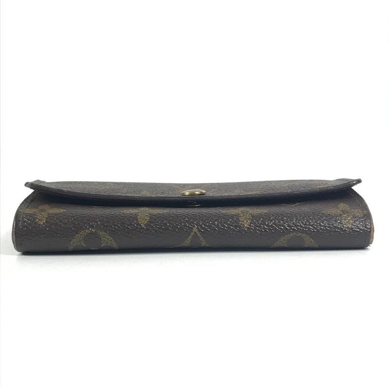 Louis Vuitton Bifold Wallet Porte Monnaie Vie Trésor M61730 Monogram Canvas