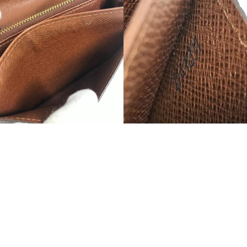 Louis Vuitton Bifold Wallet Porte Monnaie Vie Trésor M61730 Monogram Canvas