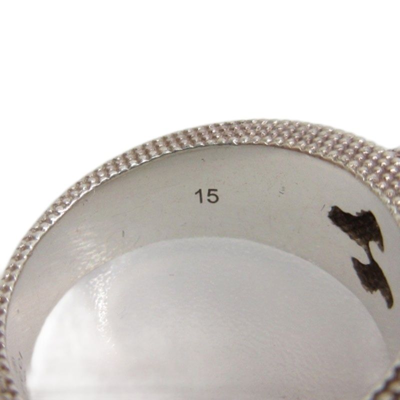 Gucci Interlocking G Ring 925 Silver 15 Approx 8.7g