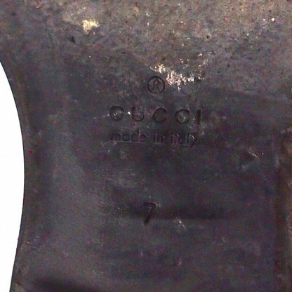 Gucci Double Buckle Military Boots Double Buckle Leather Military Boots Shoes 7