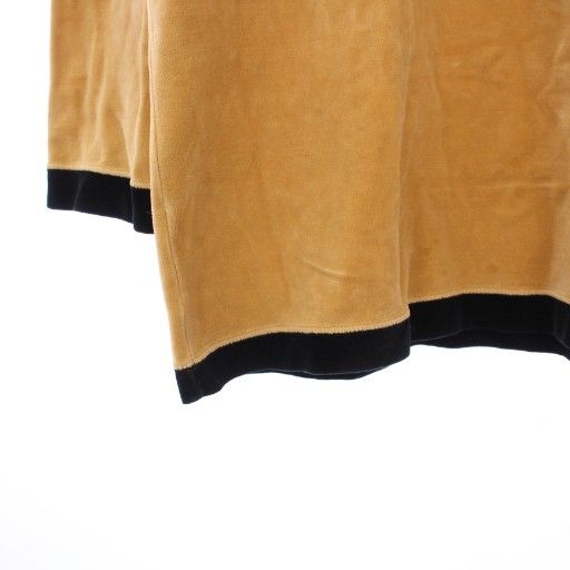 Fendi Vintage Velour T-shirt Cut And Sewn Long Sleeves Logo 46 Beige KH