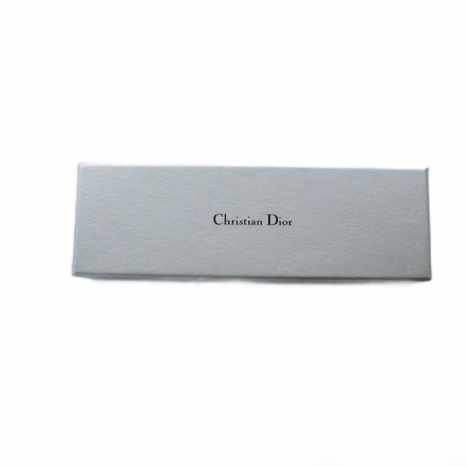 Christian DIOR Bracelet Accessories Bangle Leather Logo Engraved Gold Color