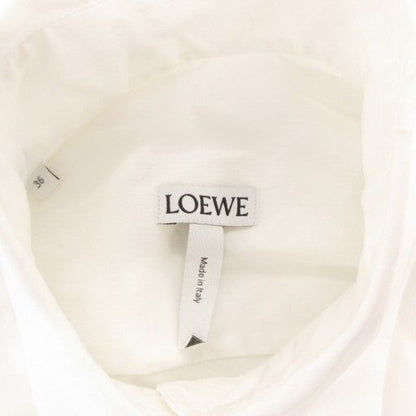 Loewe Long Sleeve Shirt Blouse With Winged Wings 36 White D216981uni GV - GY18