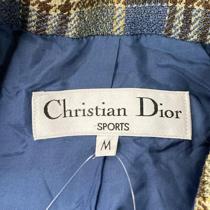 Christian Dior Sport Jacket Size M Women's - Blue X Dark Brown X Multi Long