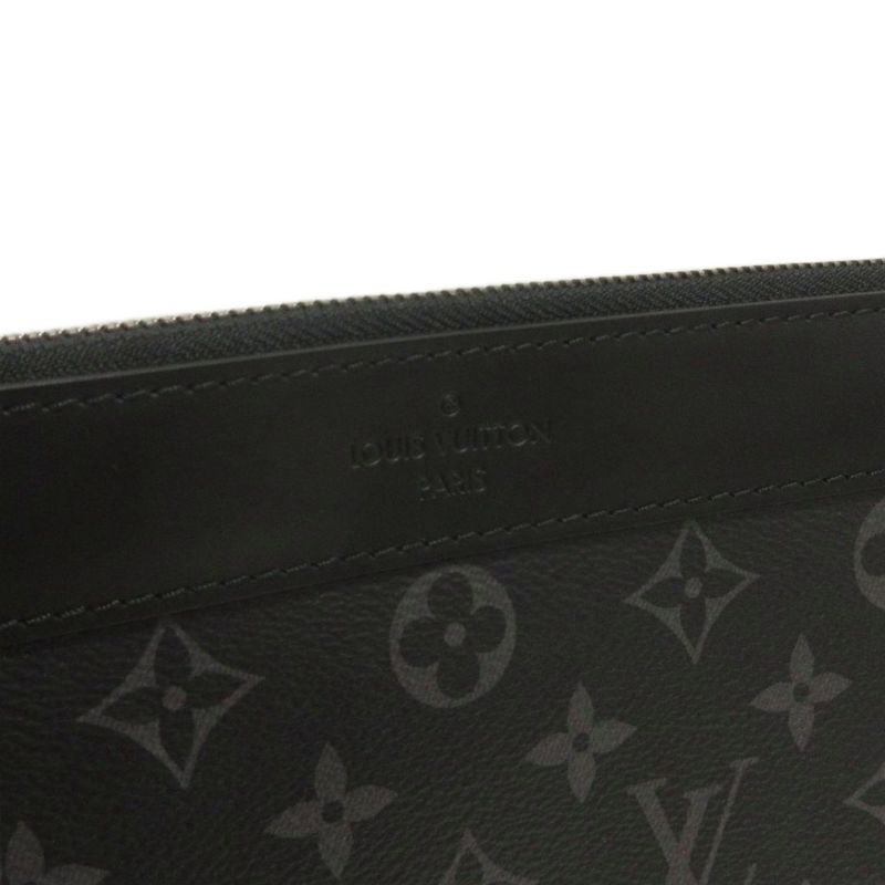 Louis Vuitton Monogram Eclipse Discabas Lee Clutch Bag Second Bag M62291 Total