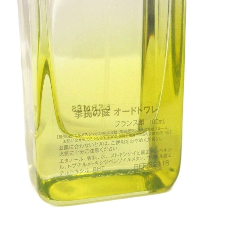 Hermes Mr Lee's Garden Eau De Toilette Perfume Fragrance 100ml Clear