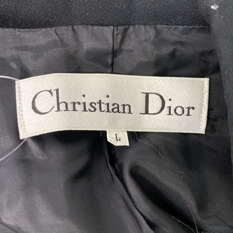 Dior/christian Dior Jacket Size L Women - Black Long Sleeves Fall/spring