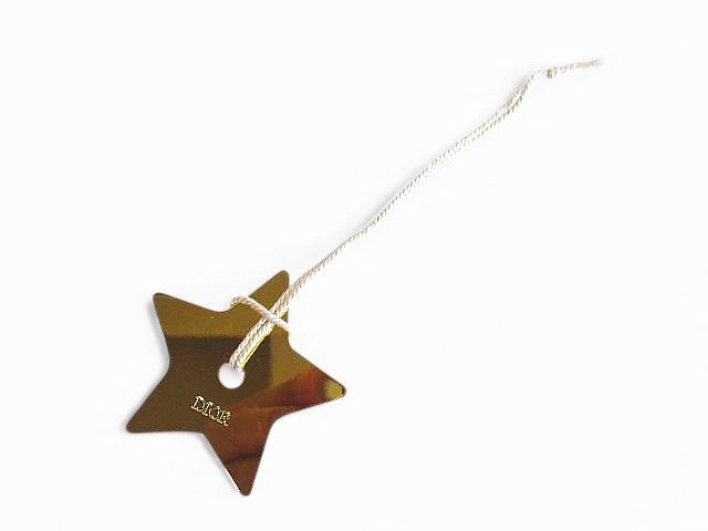 Dior Star Charm Back Charm Ornament Gold Type