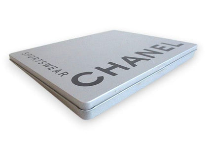Chanel Aluminum Can Case Photo Case Logo Gray