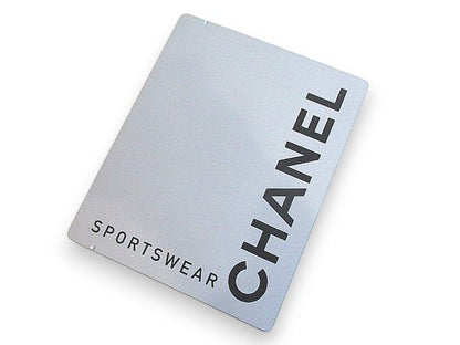 Chanel Aluminum Can Case Photo Case Logo Gray