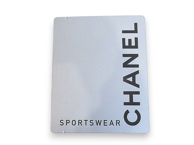 Chanel Aluminum Can Case Photo Case Logo Gray